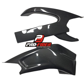 SUZUKI GSX-R 600 / 750 (11-24) PRO FIBER CARBON SWINGARM COVERS (GLOSSY)
