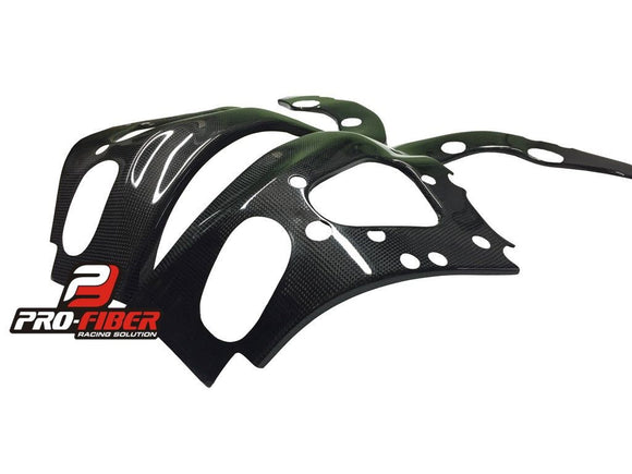SUZUKI GSX-R 1000 (09-16) PRO FIBER CARBON FRAME COVERS (MATT)