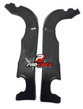 YAMAHA YZF R1 (04-06) PRO FIBER CARBON FRAME COVERS - PROTECTORS (PAIR)