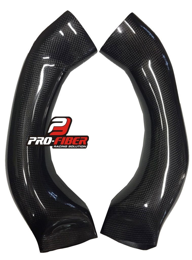 HONDA CB 600RR (03-04) PRO FIBER CARBON RACE AIR INTAKES (GLOSSY ...