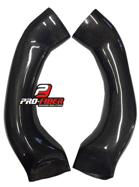 HONDA CB 600RR (03-04) PRO FIBER CARBON RACE AIR INTAKES (MATT)