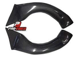 HONDA CB 600RR (05-06) PRO FIBER CARBON RACE AIR INTAKES (GLOSSY)