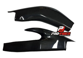APRILIA RSV 1000 (98-03) PRO FIBER CARBON SWINGARM COVERS (GLOSSY)