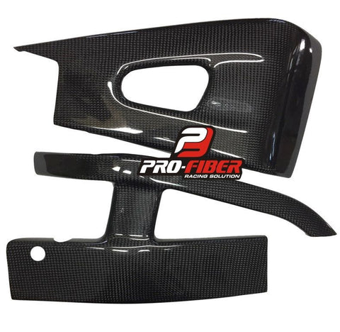 HONDA CB 600RR (05-06) PRO FIBER CARBON SWINGARM COVERS (MATT)