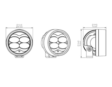 DENALI 2.0 D3 High-Performance Fog Light Pod - 0