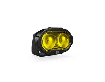 DENALI DL-2 Driving Light w/ DataDim Technology, 2-LED, 60Â° Symetrical Flood Beam - 0
