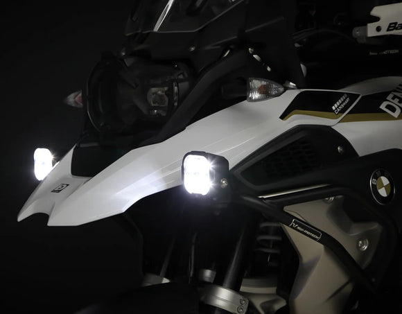 DENALI DL-4 Driving Light w/ DataDim Technology, 4-LED, Elliptical Hybrid Beam