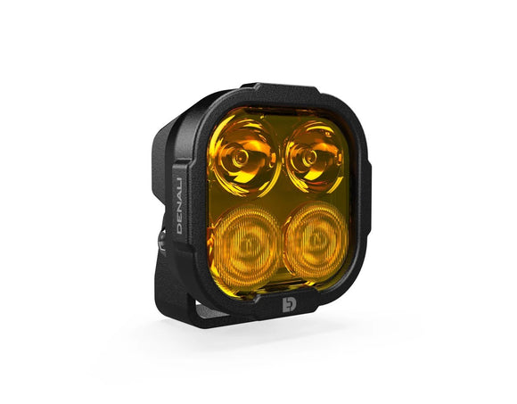 DENALI DL-4 Driving Light w/ DataDim Technology, 4-LED, Elliptical Hybrid Beam