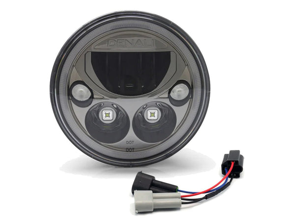 DENALI H9/H11 to H4 Headlight Wiring Adapter for Harley Davidson Road King '14-'21 & Harley-Davidson Street Glide '14-'21