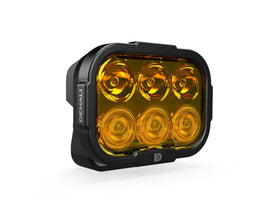 DENALI DL-6 Driving Light w/ DataDim Technology, 6-LED, Elliptical Hybrid Beam