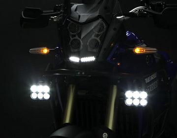 DENALI DL-6 Driving Light w/ DataDim Technology, 6-LED, Elliptical Hybrid Beam - 0