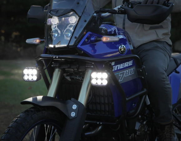 DENALI DL-6 Driving Light w/ DataDim Technology, 6-LED, Elliptical Hybrid Beam