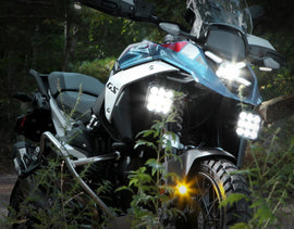 DENALI DL-9 Driving Light w/ DataDim Technology, 9-LED, Elliptical Hybrid Beam - 0