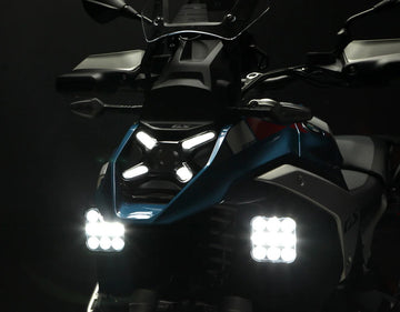 DENALI DL-9 Driving Light w/ DataDim Technology, 9-LED, Elliptical Hybrid Beam