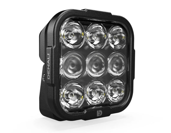 DENALI DL-9 Driving Light w/ DataDim Technology, 9-LED, Elliptical Hybrid Beam