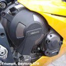 GB Racing Triumph Daytona 675 2006-2010; Daytona 675R 2011-2012; Street Triple (R) 2007-2010; Street Triple (R) 2011-2012; Street Triple (R) 2013-2016 Stock Secondary Engine Cover - Pulse/Timing