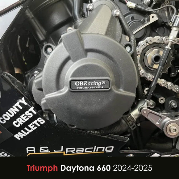 GB Racing Triumph Trident 660 2021-2026; Tiger Sport 660 2022-2026 Stock Secondary Engine Cover - Alternator/Generator