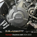 GB Racing Triumph Daytona 660 2024-2026 Stock Secondary Engine Cover - Alternator/Generator