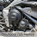 GB Racing Triumph Daytona 675R 2013-2016; Daytona Moto2 765 2019-2020; Street Triple 765 (SRRSMOTO2 Edition) 2017-2026; Trident 800 2026; Tiger Sport 800 2025-2026 Stock Secondary Engine Cover - Pulse/Timing