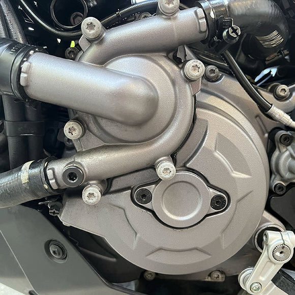 GB Racing Ducati Multistrada V2 2021-2024; DesertX 2021-2025; Monster + & Monster SP 2021-2025; Hypermotard 950 950 SP 950 RVE 2019-2025 Stock Secondary Engine Cover - Alternator/Generator