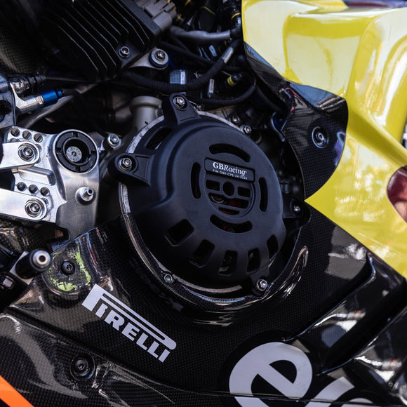 GB Racing Ducati Panigale V4 R 2023-2024; Panigale V4 R 2026 Stock Secondary Engine Cover - Clutch/Gearbox