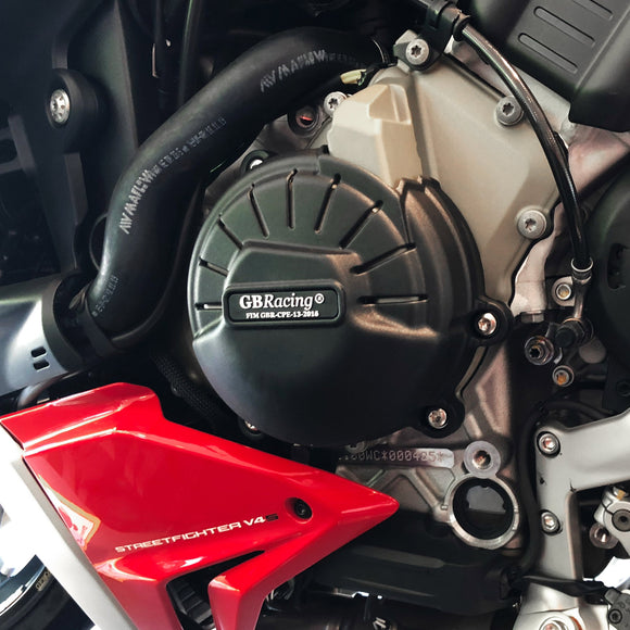 GB Racing Ducati Streetfighter V4 & V4 S 2020-2022; Streetfighter V4 & V4 S 2023-2024; Streetfighter V4 SP2 2023 Stock Secondary Engine Cover - Alternator/Generator