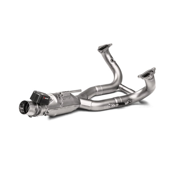 BMW R1250R - (2019-2024) Akrapovic Complete Titanium Header Set including Catalytic Converter  - Road Legal