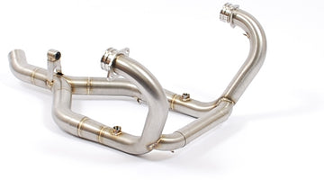 BMW R1200GS - (2004-2007) Akrapovic Complete Stainless Header Set Eliminates Cat Conv. (Can Also Be Used With OE Silencer)