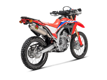 HONDA CRF300 Rally - (2021-2024) Akrapovic Full System Titanium Silencer & Stainless Header - RACE (Removable Baffle)
