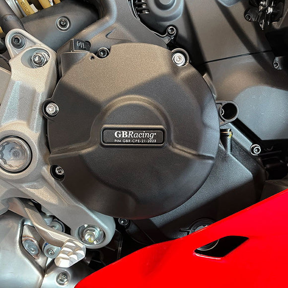 GB Racing Ducati Hypermotard 950 950 SP 950 RVE 2019-2025; SuperSport 950 2021-2024 Stock Secondary Engine Cover - Clutch/Gearbox
