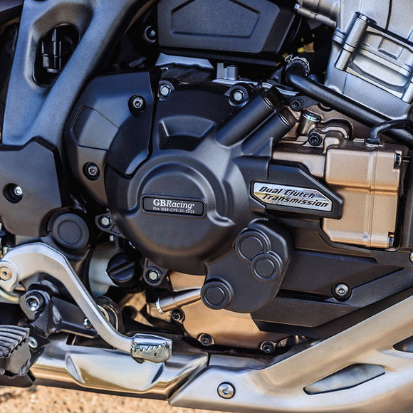 GB Racing Honda AFRICA TWIN DCT & AFRICA TWIN ADVENTURE SPORT DCT 2020-2026 Stock Secondary Engine Cover - Clutch/Gearbox