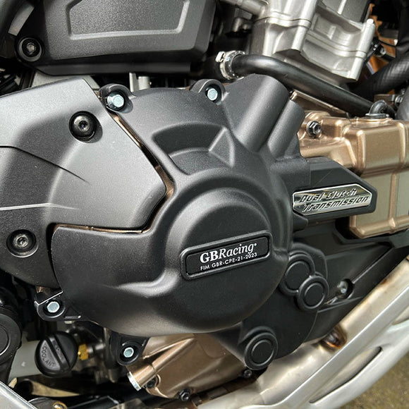 GB Racing Honda AFRICA TWIN DCT & AFRICA TWIN ADVENTURE SPORT DCT 2020-2026 Stock Secondary Engine Cover - Clutch/Gearbox