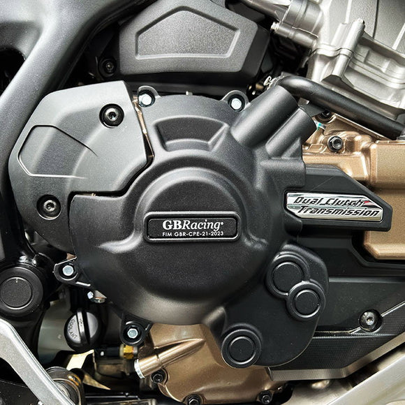 GB Racing Honda AFRICA TWIN DCT & AFRICA TWIN ADVENTURE SPORT DCT 2020-2026 Stock Secondary Engine Cover Set