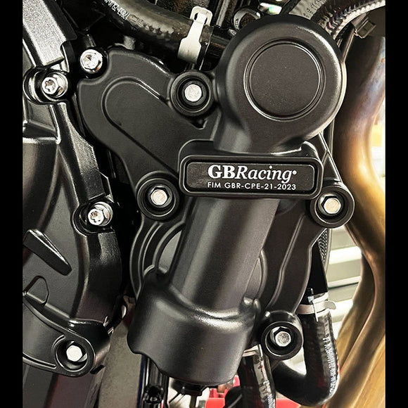 GB Racing Suzuki GSX-8S M3-M4-M5-M6 & GSX-8TT M6; V-Strom 800DE 2023-2026; GSX-8R-M4-M5-M6 Stock Secondary Engine Cover - Water Pump