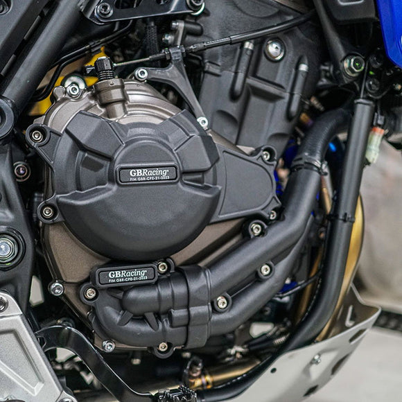 GB Racing Yamaha MT-07 FZ-07 2014-2024; Ténéré 700 Rally Explore Extreme 2019-2024; MT-07 Tracer 2014-2024; YZF-R7 2022-2025; Ténéré 700 World Raid & World Rally 2022-2025; XSR700 2014-2025 Stock Secondary Engine Cover - Water Pump