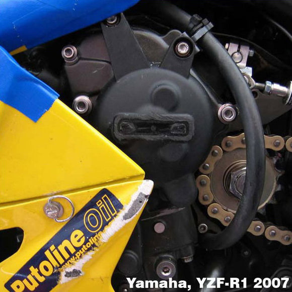 GB Racing Yamaha Fazer 1000 2006-2015; Fazer 800 2010-2015; YZF-R1 2007-2008 Stock Secondary Engine Cover - Alternator/Generator