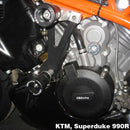 GB Racing KTM Superduke 990 2005-2014; Superduke 990R 2005-2014 Stock Motorcycle Protection Bundle