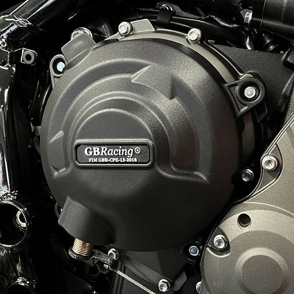 GB Racing Triumph Trident 660 2021-2026; Daytona 660 2024-2026; Tiger Sport 660 2022-2026 Stock Secondary Engine Cover - Clutch/Gearbox