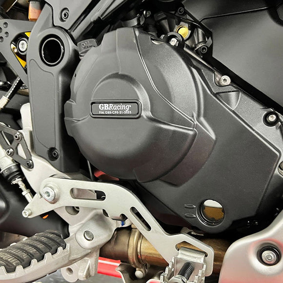 GB Racing Ducati Multistrada V2 2021-2024; DesertX 2021-2025; Monster + & Monster SP 2021-2025 Stock Secondary Engine Cover - Clutch/Gearbox