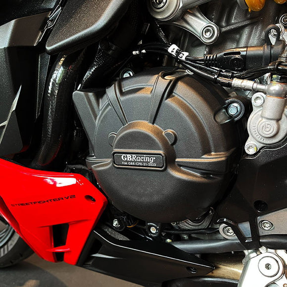 GB Racing Ducati Streetfighter V2 2022-2024 Stock Secondary Engine Cover - Alternator/Generator