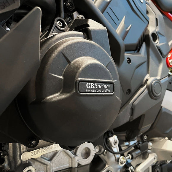 GB Racing Ducati Multistrada V4 V4 S V4 S Grand Tour V4 Rally V4 Pikes Peak 2022-2026 Stock Secondary Engine Cover - Alternator/Generator