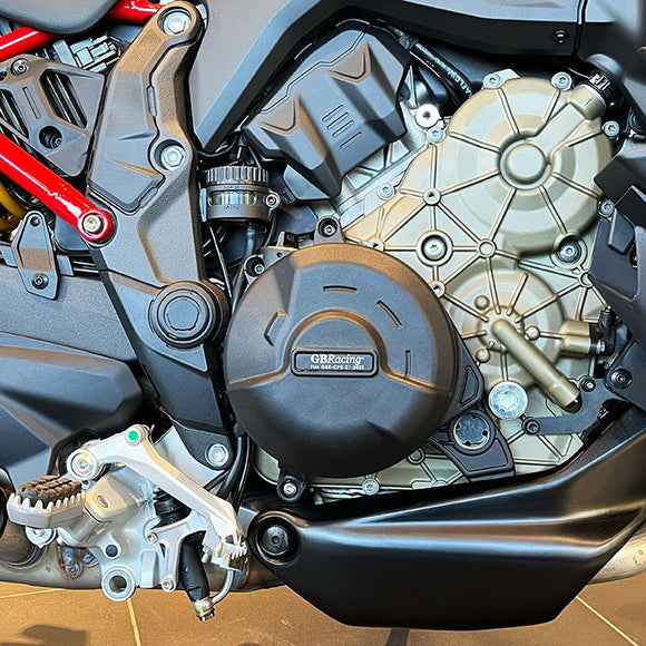 GB Racing Ducati Multistrada V4 V4 S V4 S Grand Tour V4 Rally V4 Pikes Peak 2022-2026 Stock Secondary Engine Cover Set