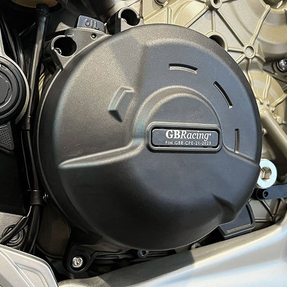 GB Racing Ducati Multistrada V4 V4 S V4 S Grand Tour V4 Rally V4 Pikes Peak 2022-2026 Stock Secondary Engine Cover - Clutch/Gearbox