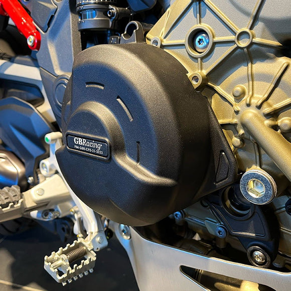 GB Racing Ducati Multistrada V4 V4 S V4 S Grand Tour V4 Rally V4 Pikes Peak 2022-2026 Stock Secondary Engine Cover - Clutch/Gearbox