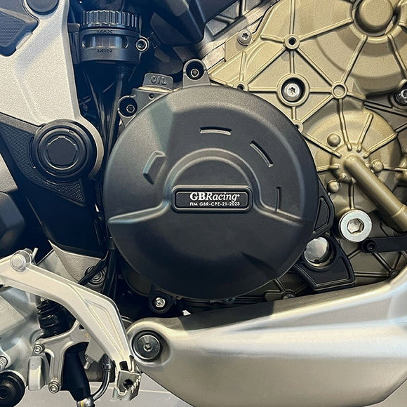 GB Racing Ducati Multistrada V4 V4 S V4 S Grand Tour V4 Rally V4 Pikes Peak 2022-2026 Stock Secondary Engine Cover - Clutch/Gearbox