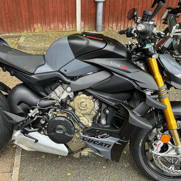 GB Racing Ducati Streetfighter V4 & V4 S 2023-2024; Streetfighter V4 & V4 S 2025-2026 Stock Secondary Engine Cover - Clutch/Gearbox