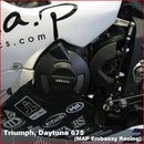 GB Racing Triumph Daytona 675 2006-2010; Street Triple (R) 2007-2010 Stock Secondary Engine Cover - Alternator/Generator