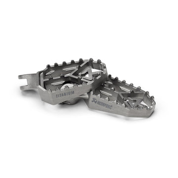 DUCATI DesertX - (2022-2025) Akrapovic Titanium Adventure Footpeg Set