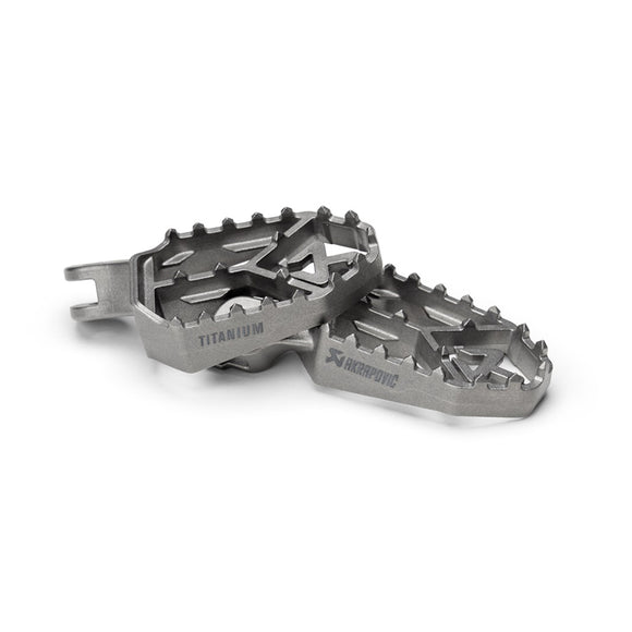 DUCATI Multistrada V2 / S - (2021-2026) Akrapovic Titanium Adventure Footpeg Set