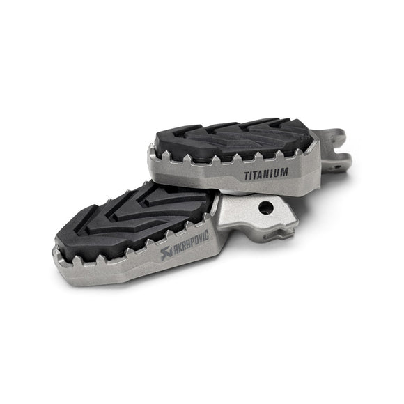 DUCATI Multistrada V4 / S / RS / Rally / Pikes Peak - (2025-2026) Akrapovic Titanium Adventure Footpeg Set